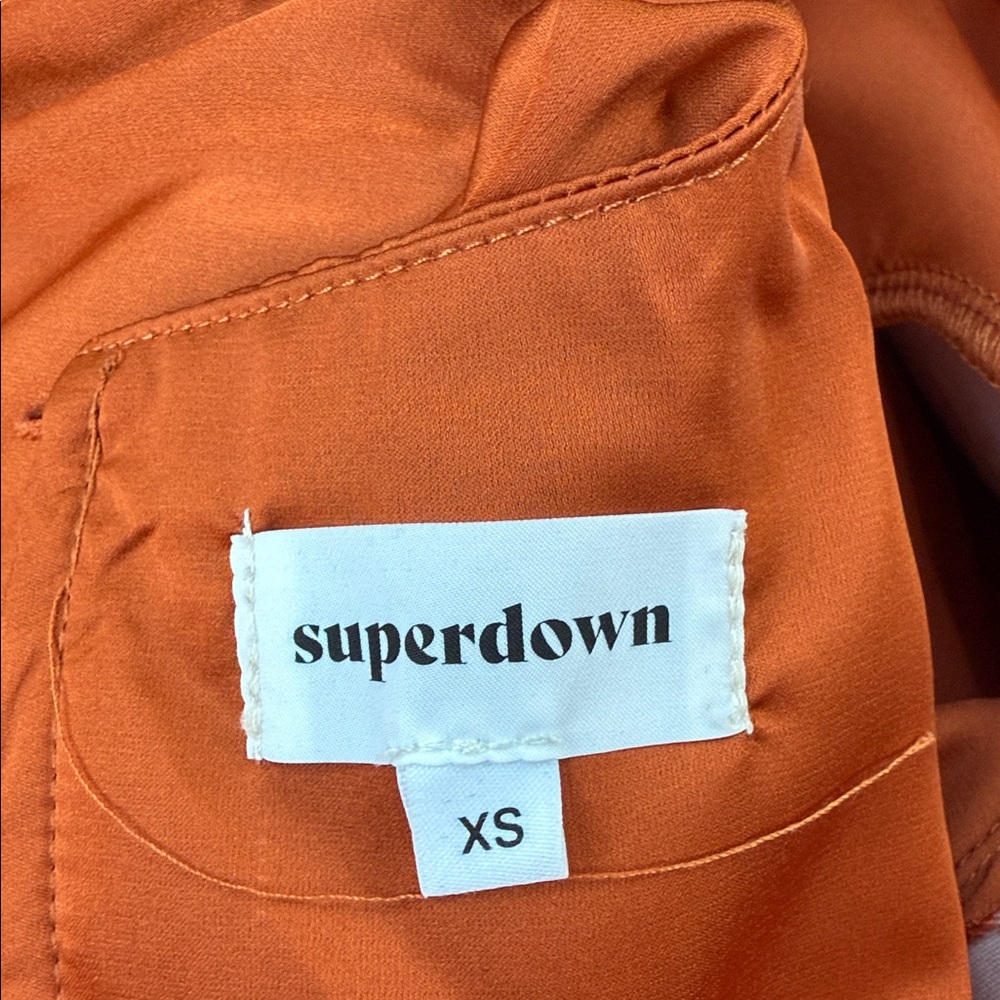 Superdown Rust Orange Crop Top - image 4